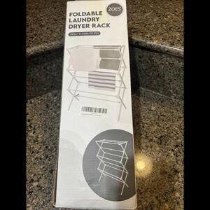 Zoes Foldable Laundry Dryer Rack - Space Saving & Portable